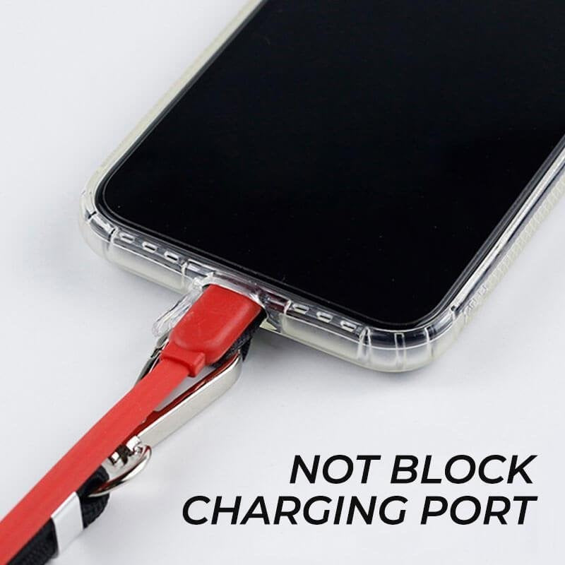 Universal Crossbody Nylon Patch Phone Lanyards-xinru