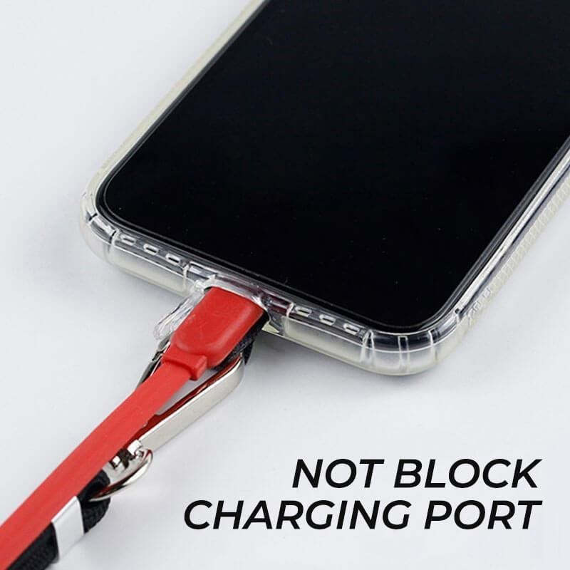 Universal Crossbody Nylon Patch Phone Lanyards-xinru