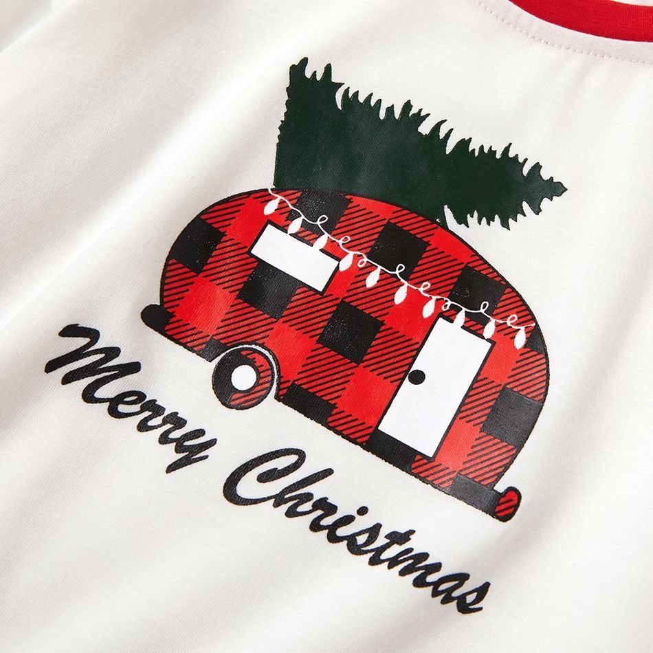 Plus Size Family Matching Plaid Car Carry Christmas Tree Pajamas Sets-xinru shop