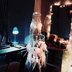light up white dreamcatcher