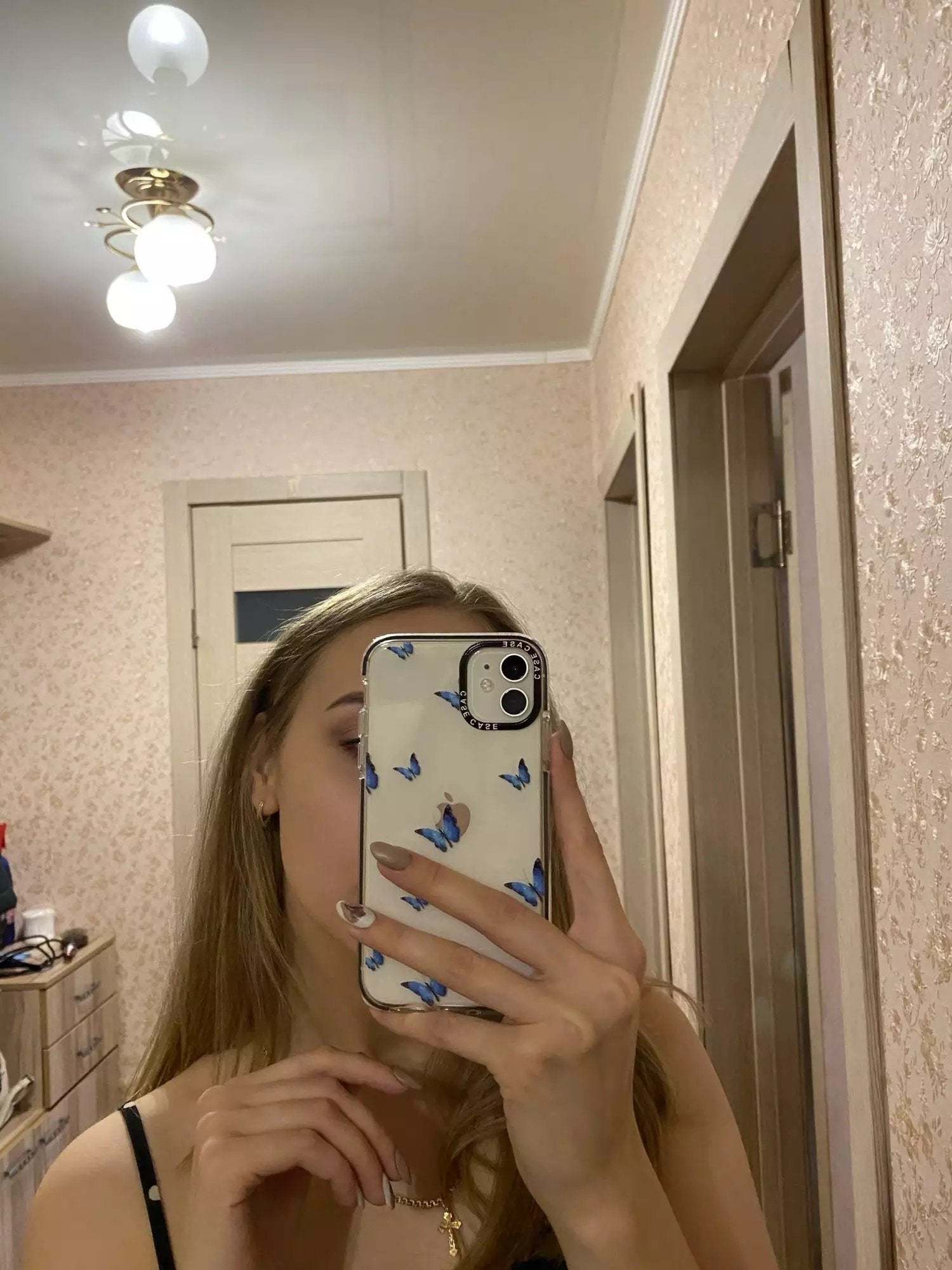 Shockproof Blue Butterfly Case-xinru