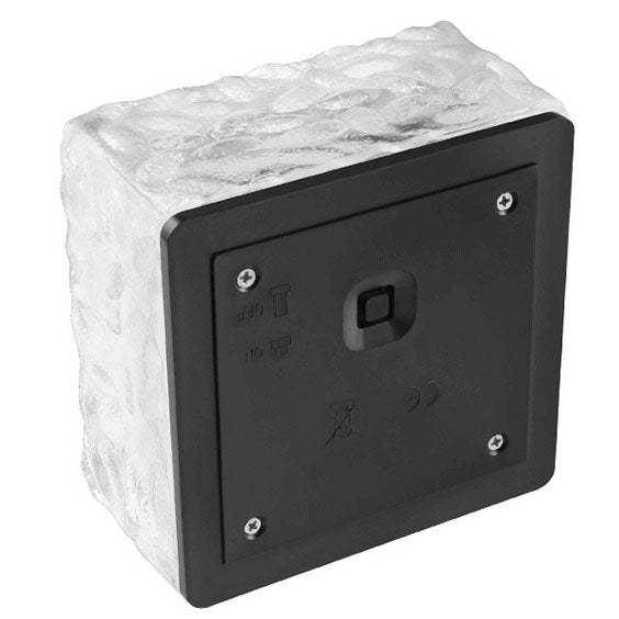 Solar LED Ice Brick Waterproof Glass Ground Light Garden Light-xinru