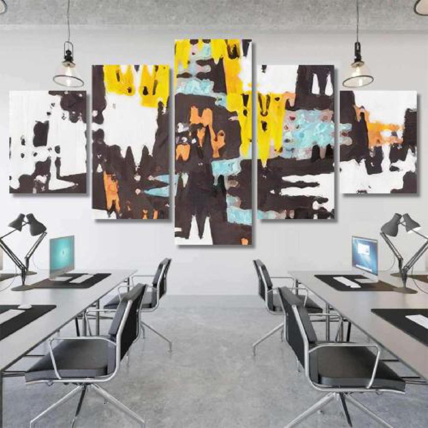 Digital Structure Painting Abstract Art-xinru shop