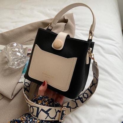 人気のオールマッチショルダーバッグバケットバッグ-xinru shop