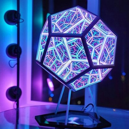 Infinite Dodecahedron Color Art Light-xinru
