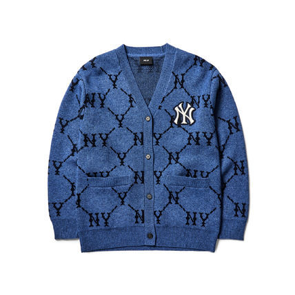 ★MLB★人気★送料込み★人気★DIA MONOGRAM CARDIGAN 3AKTM0214-xinru shop
