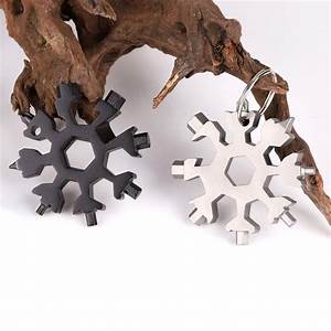 Portable 18 In 1 Mini Snowflake Multi Pocket Tool Spanner-xinru