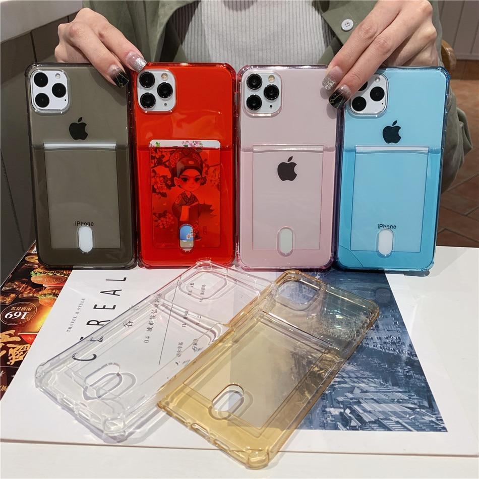 Clear Case with Card Holder-xinru
