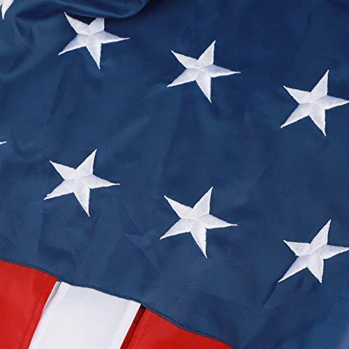American Flag Windsock outdoor Embroidered Stars Stripes USA flag 40 Inch-xinru