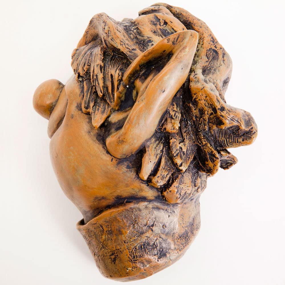 Garden Peeker E-Lf Tree Hugger Polyresin Outdoor Tree Sculpture Garden Decor-xinru