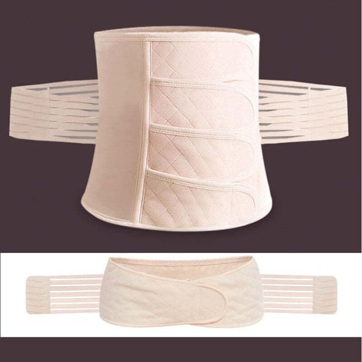 Postpartum Belly Band Back Support Recovery Belt Wraps Beige-xinru
