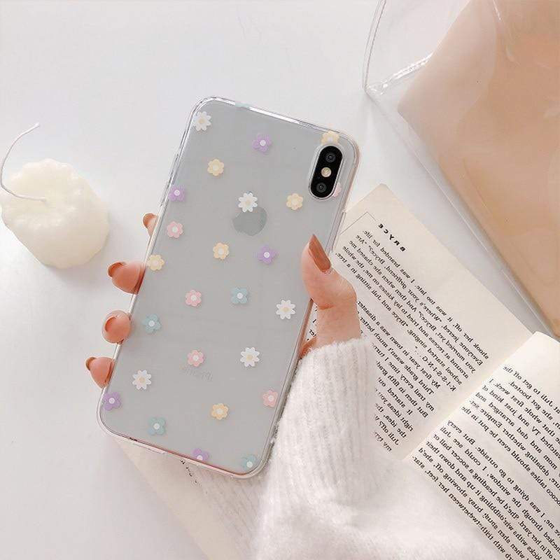 Floral Love Transparent Case-xinru