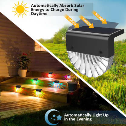 Waterproof Voltage Solar Powered Integrated LED Deck Light-xinru