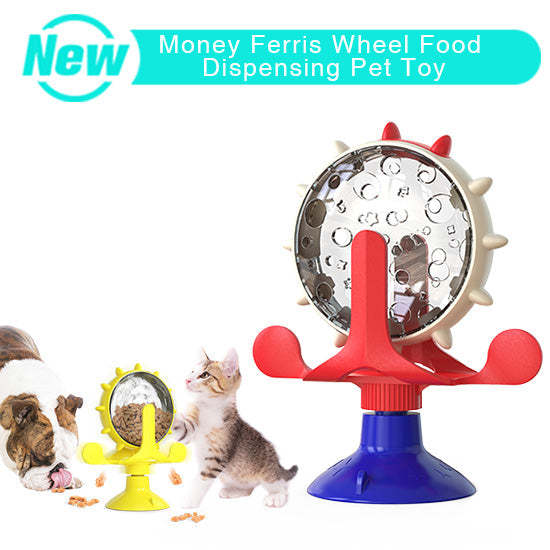 Ferris Wheel Food Dispensing Pet Toy-xinru