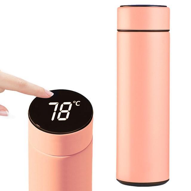 Intelligent Insulated Thermos Bottle with Temperature Display-xinru