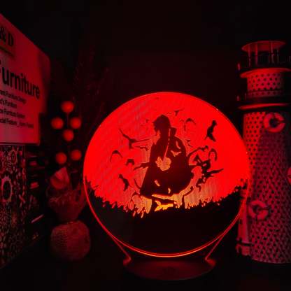 Anime NARUTO Visual 3D Illusion Lamp Night Light-xinru