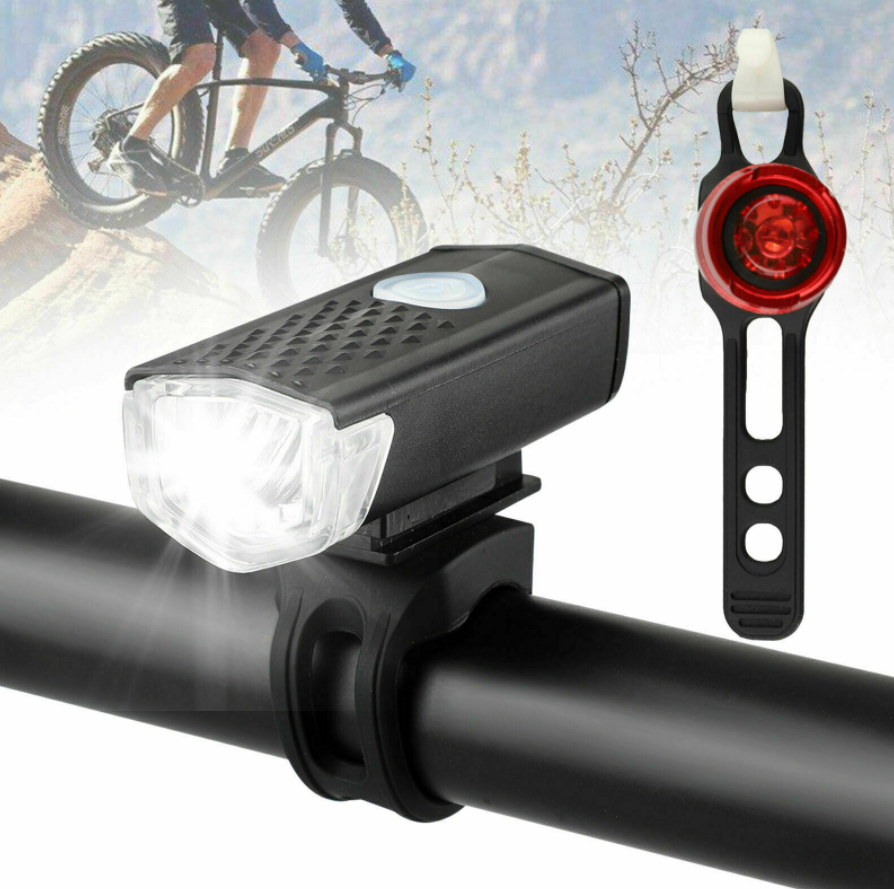 Bicycle Flashing Bike Lights Accessories Head Light And Tail Light-xinru
