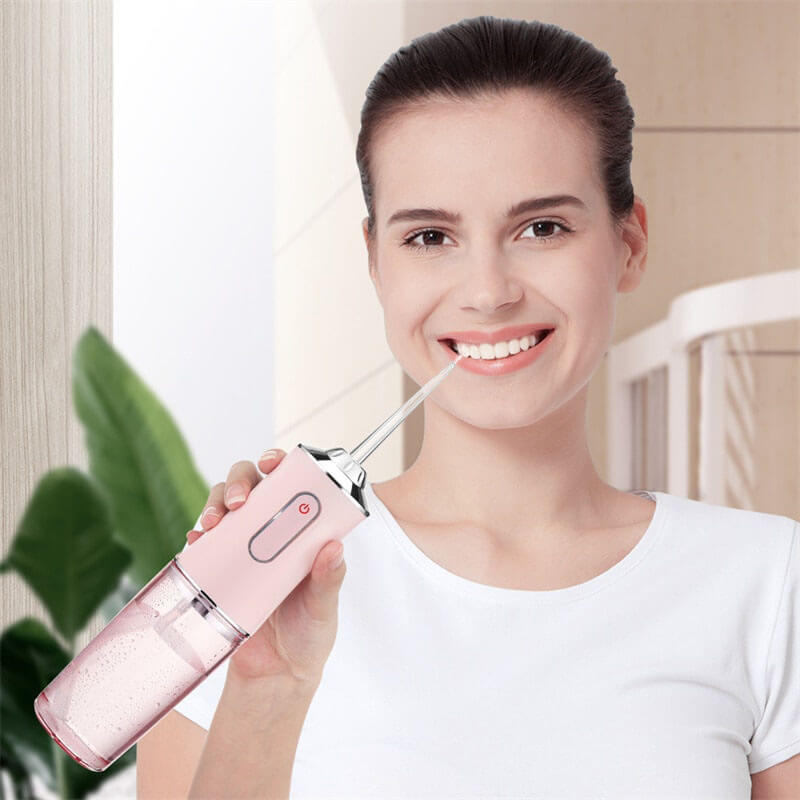 Portable Dental Water Irrigator Usb Rechargeable 4 Jet Tips-xinru
