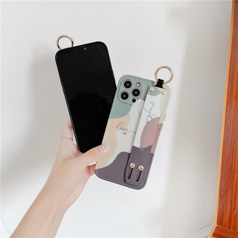 Artistic Wrist Strap Case-xinru