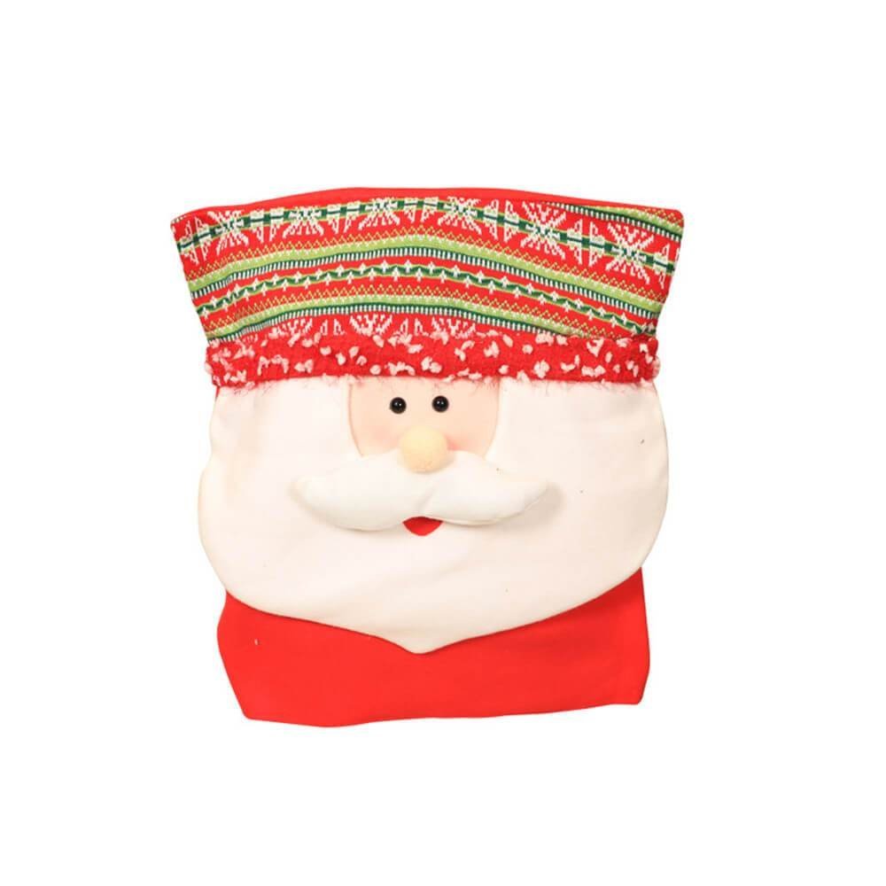Christmas Chair Covers Santa Snowman Xmas Dinner Chair Back Cover-xinru shop