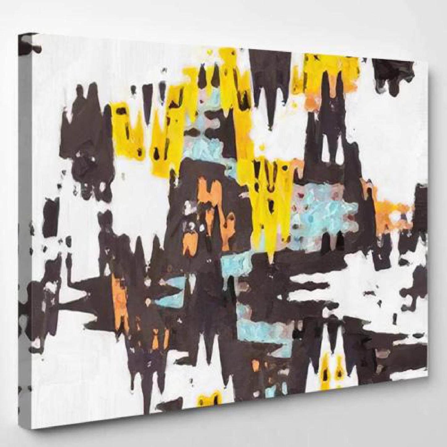 Digital Structure Painting Abstract Art-xinru shop