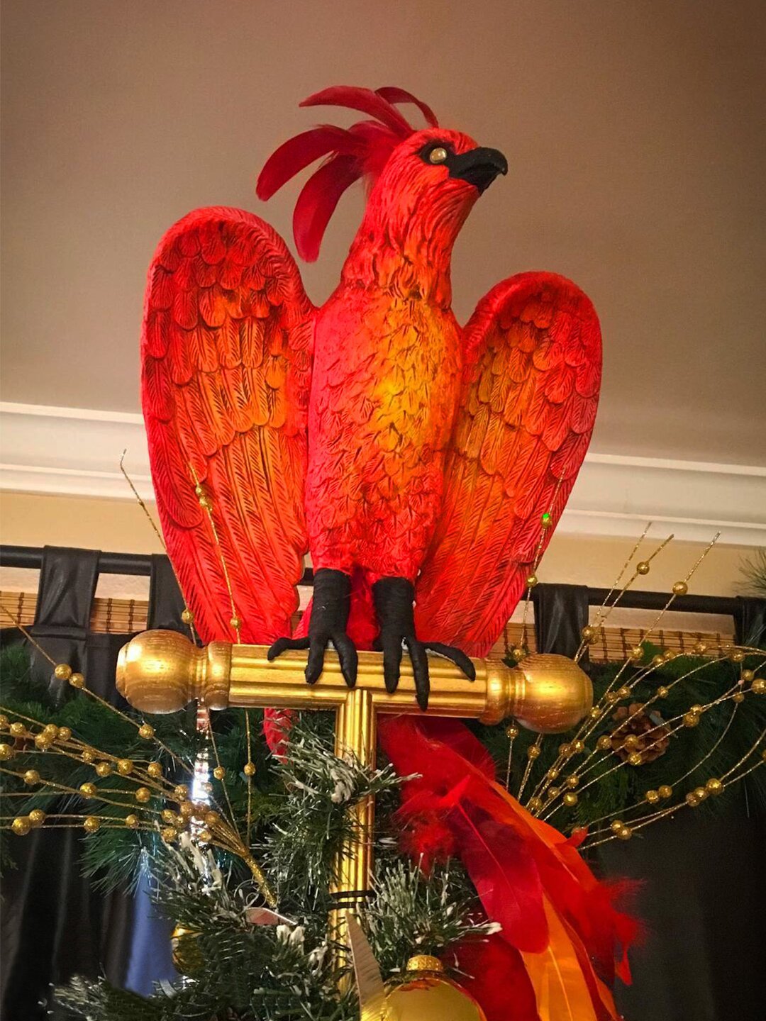 Christmas Phoenix Fawkes Tree Topper decoration-xinru shop