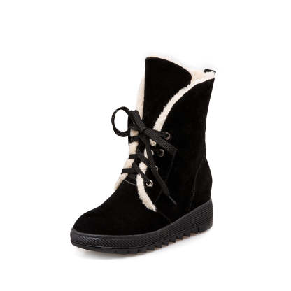 Women's Mid Calf Ankle Snow Boots-xinru shop