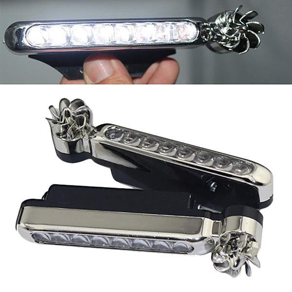 Automatic Wind Power 8 LED Car Light Daylight Headlight-xinru