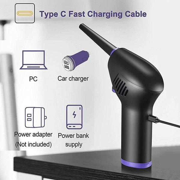 Portable Cordless Air Cars Keyboards Dust Collector Cleaning Tools-xinru