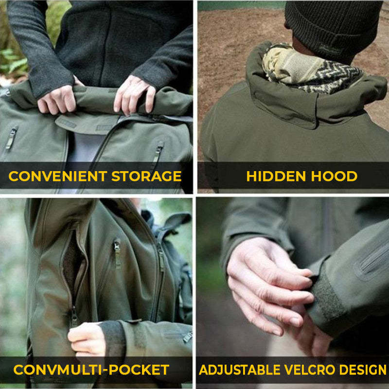 Outdoor Waterproof Military Tactical Jacket-xinru
