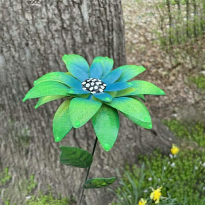 Waterproof  Metal Color Flowers Garden Stakes-xinru