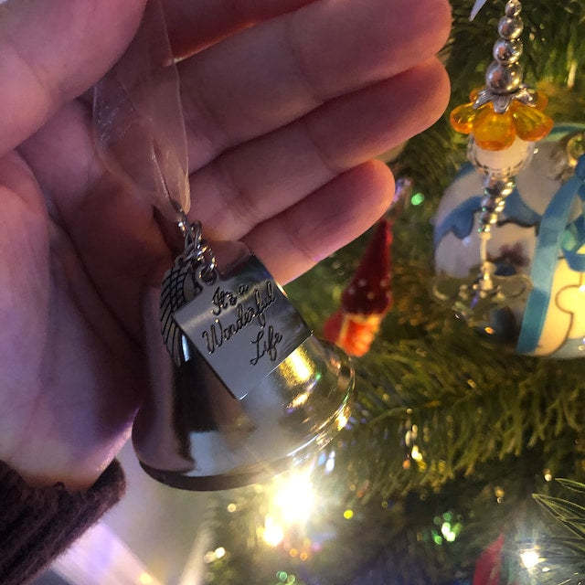 Angel Wings Bell Christmas Tree Ornaments-xinru shop