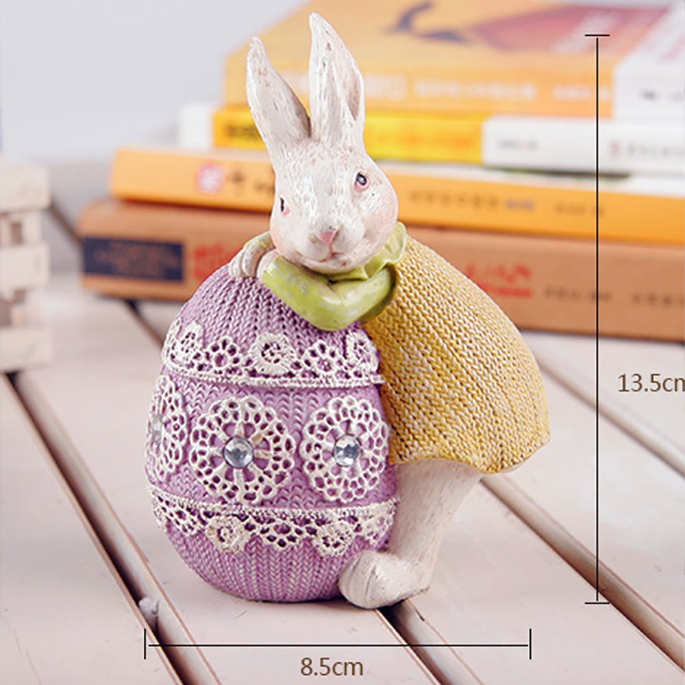 Easter Egg Bunny Desktop Decoration-xinru