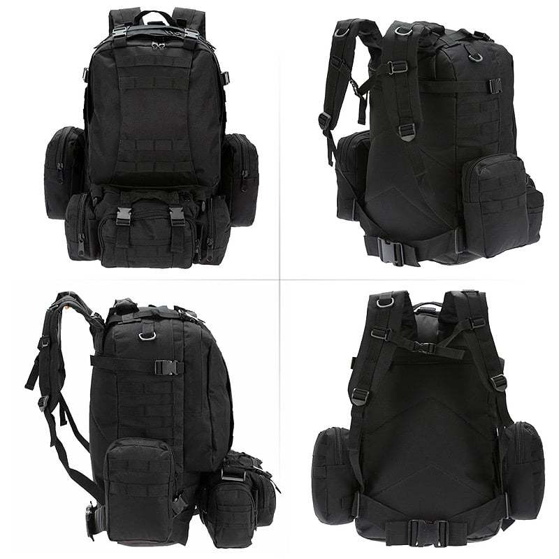 Outdoor Mountaineering Bag Male Multi-function Waterproof Tactical Backpack-xinru