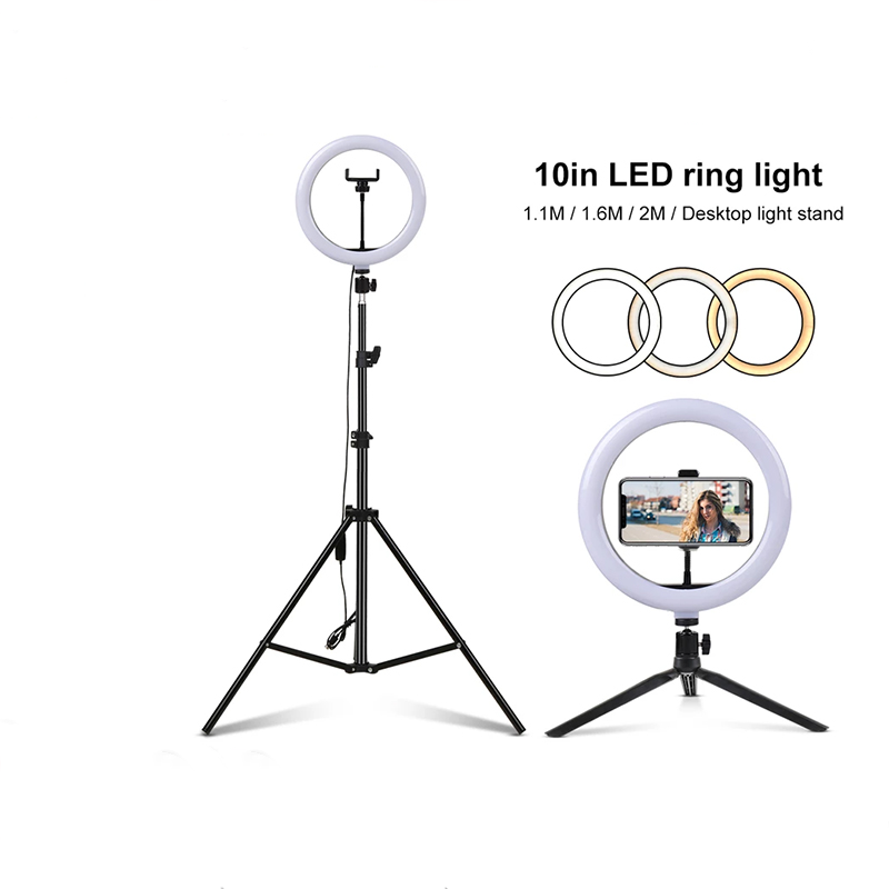 12" Selfie Ring Light Tripod With Stand For Video Studio-xinru