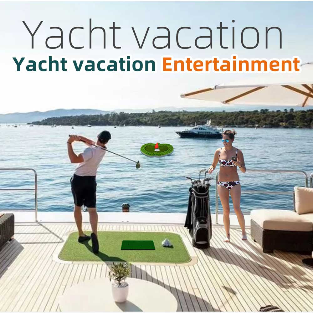 Apple Floating Golf Green Set (5*3.3ft), Perfect Golf Gift for Men Golfers-xinru shop