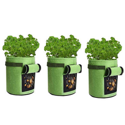 Growing Blue With Flip Lid And Handle For Potato Vegetable Plants-xinru