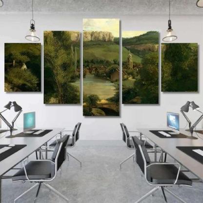 View Ornans by Gustave Courbet-xinru shop