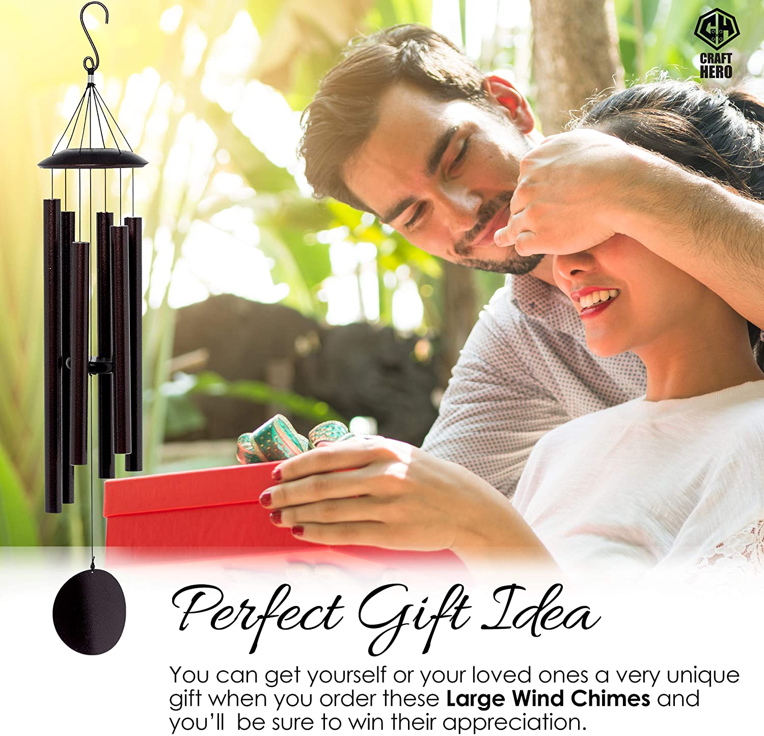 Wind Chimes for Outside Deep Tone-xinru shop