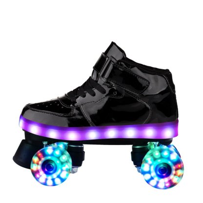 USB Charged LED Shinny Roller Skates-xinru shop