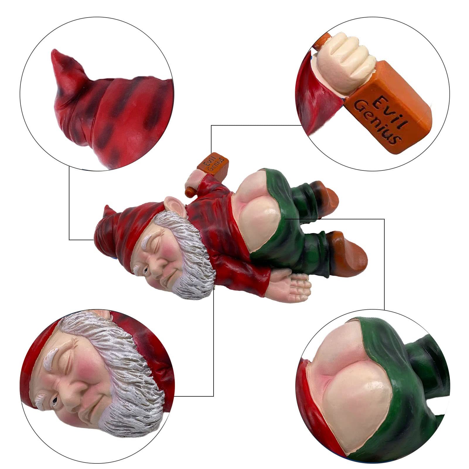 Beer Garden Sign Gnome Statue Lawn Ornament-xinru