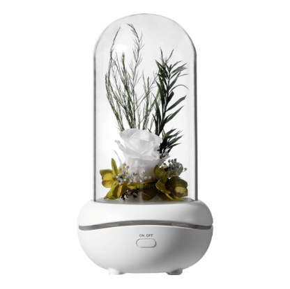 Rose Rechargeable LED Night Light Aroma Diffuser  Aromatherapy Oil  Diffuser-xinru
