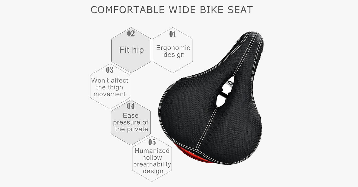 Comfortable Soft Breathable Men WomenMemory Cotton  Bike Seat-xinru