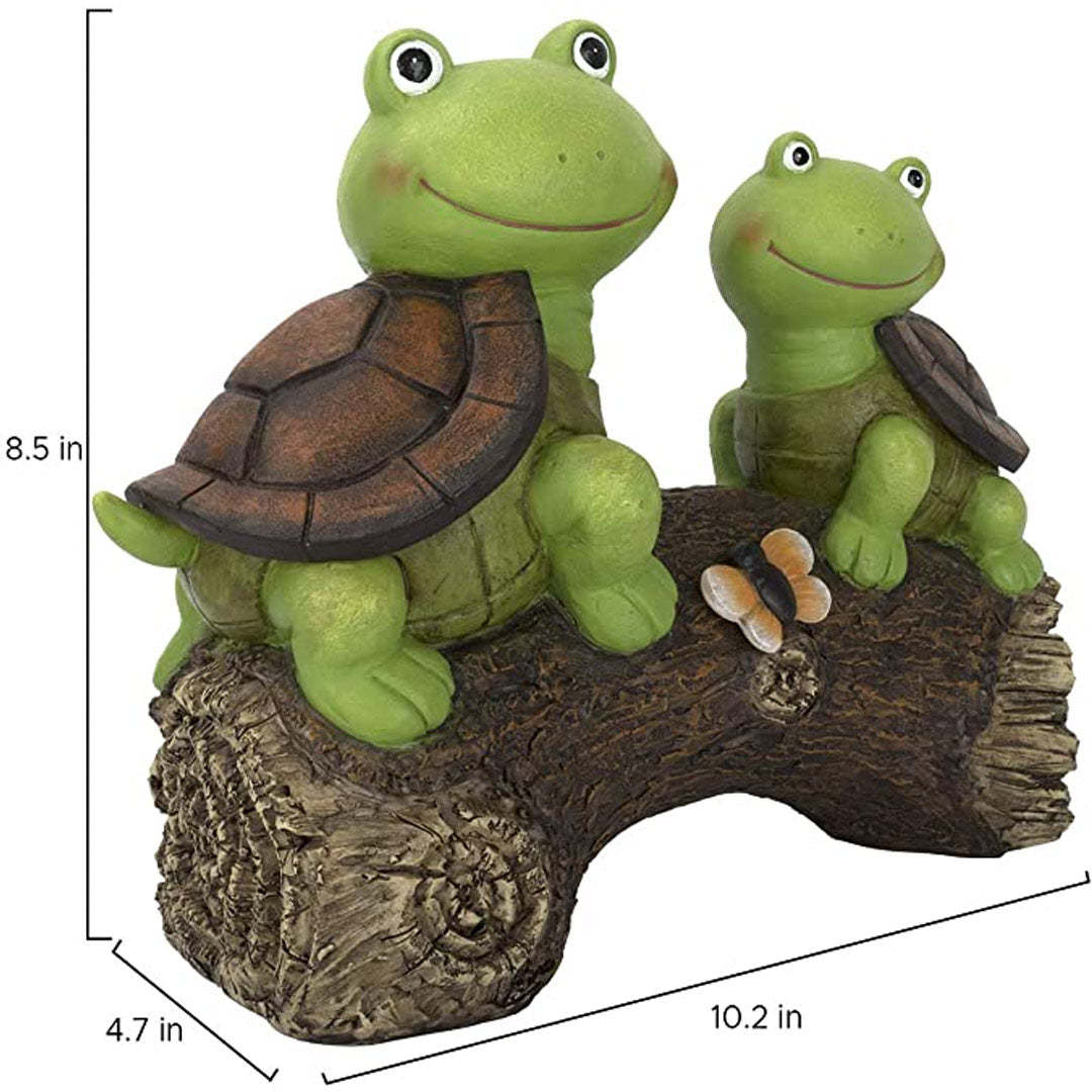 Outdoor Decor LED Turtles Figurin Solar Light Cartoon Ornament-xinru