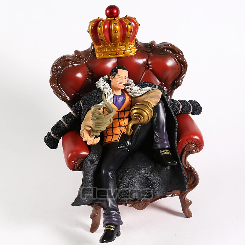 One Piece Desert King Crocodile Sitting Sofa Version Collectible PVC Figure Model Toy-xinru