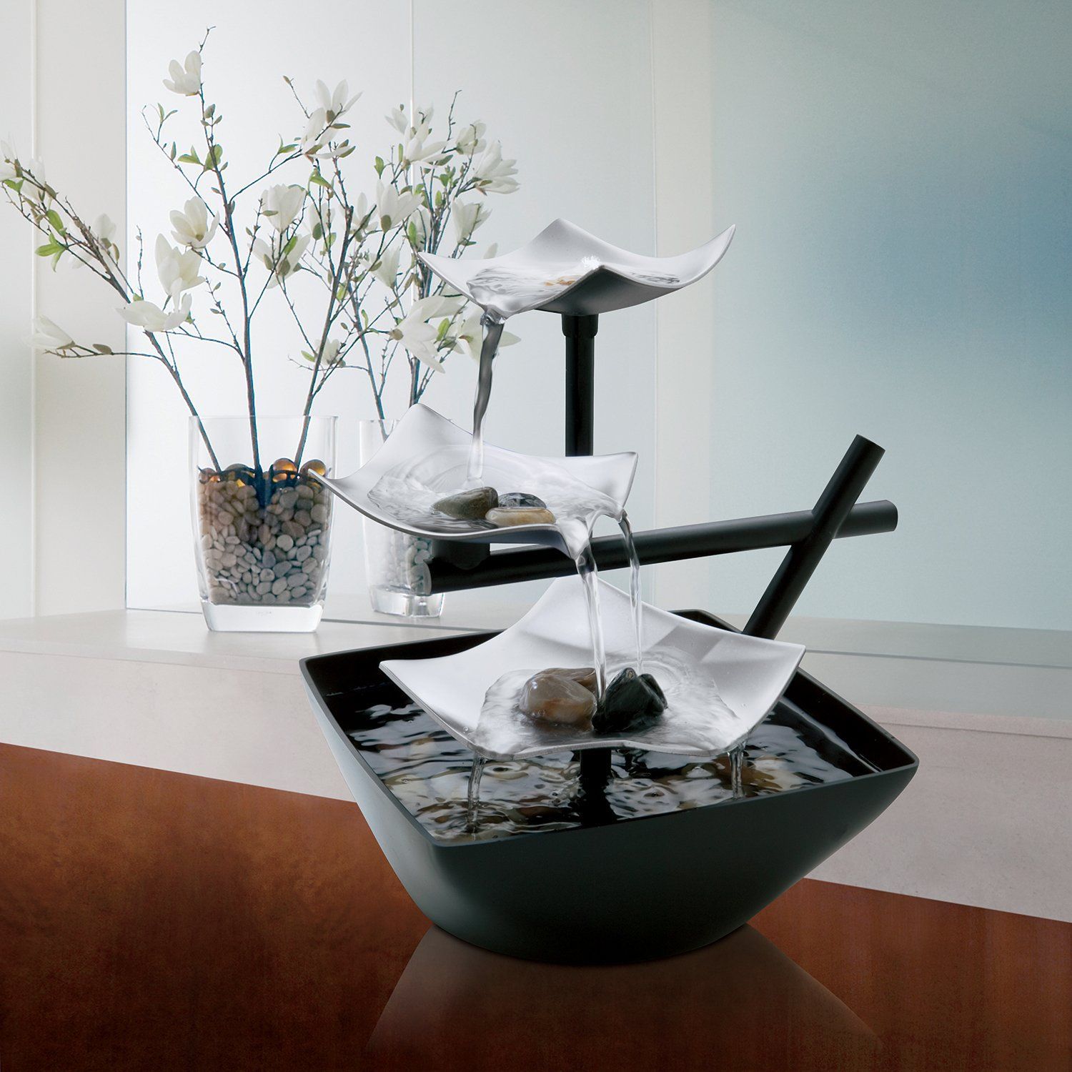 Indoor 3-tier Relaxation Tabletop Fountain-xinru