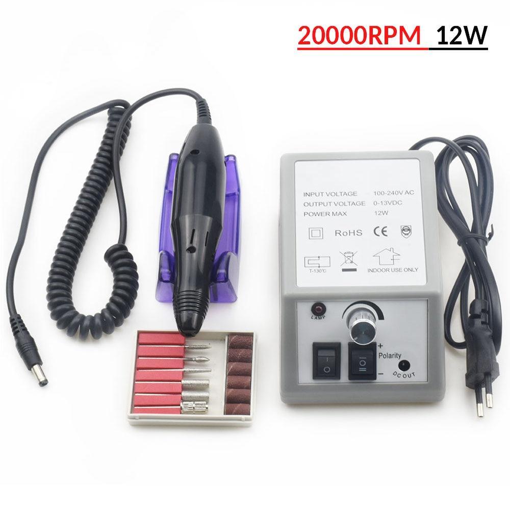 Acrylic Nail Kit Nail Drill Led Nail Lamp 20000rpm-xinru