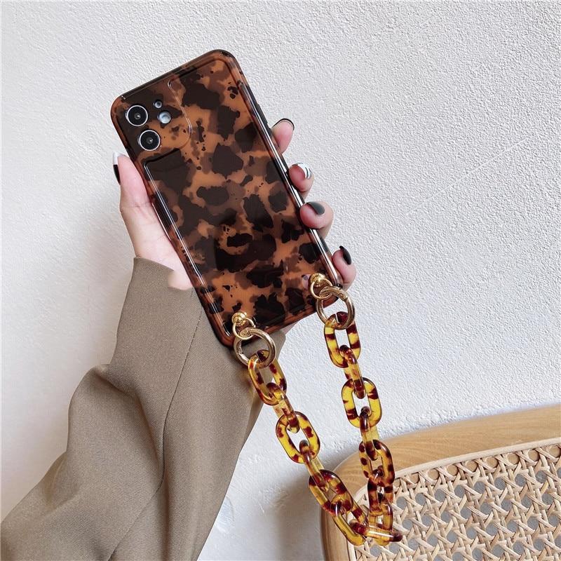 Luxury Leopard Chain Case-xinru