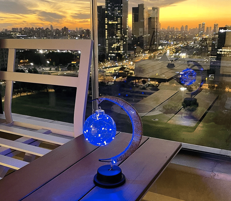 The Enchanted Moon Lamp Sparkly Lamps-xinru