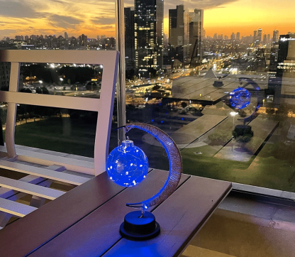 The Enchanted Moon Lamp Sparkly Lamps-xinru